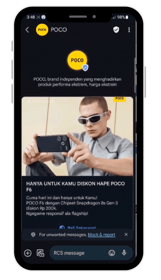 App mockup